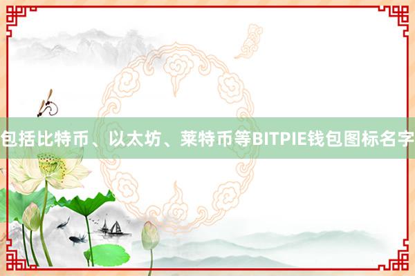 包括比特币、以太坊、莱特币等BITPIE钱包图标名字