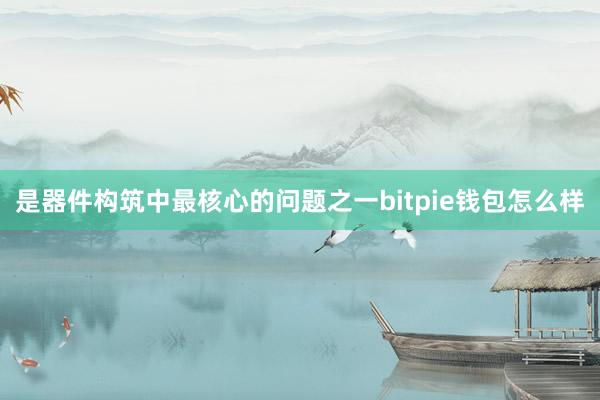 是器件构筑中最核心的问题之一bitpie钱包怎么样