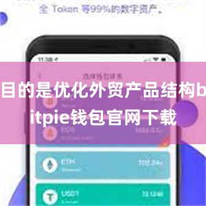 目的是优化外贸产品结构bitpie钱包官网下载