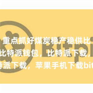 重点抓好煤炭稳产稳供比特派官网，比特派钱包，比特派下载，苹果手机下载bitpie