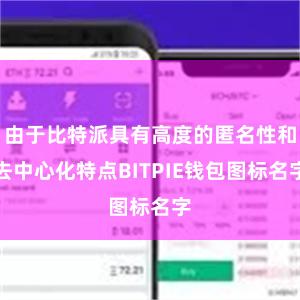 由于比特派具有高度的匿名性和去中心化特点BITPIE钱包图标名字