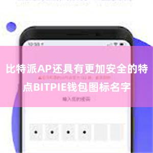 比特派AP还具有更加安全的特点BITPIE钱包图标名字