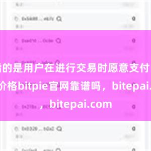 指的是用户在进行交易时愿意支付的Gas价格bitpie官网靠谱吗，bitepai.com